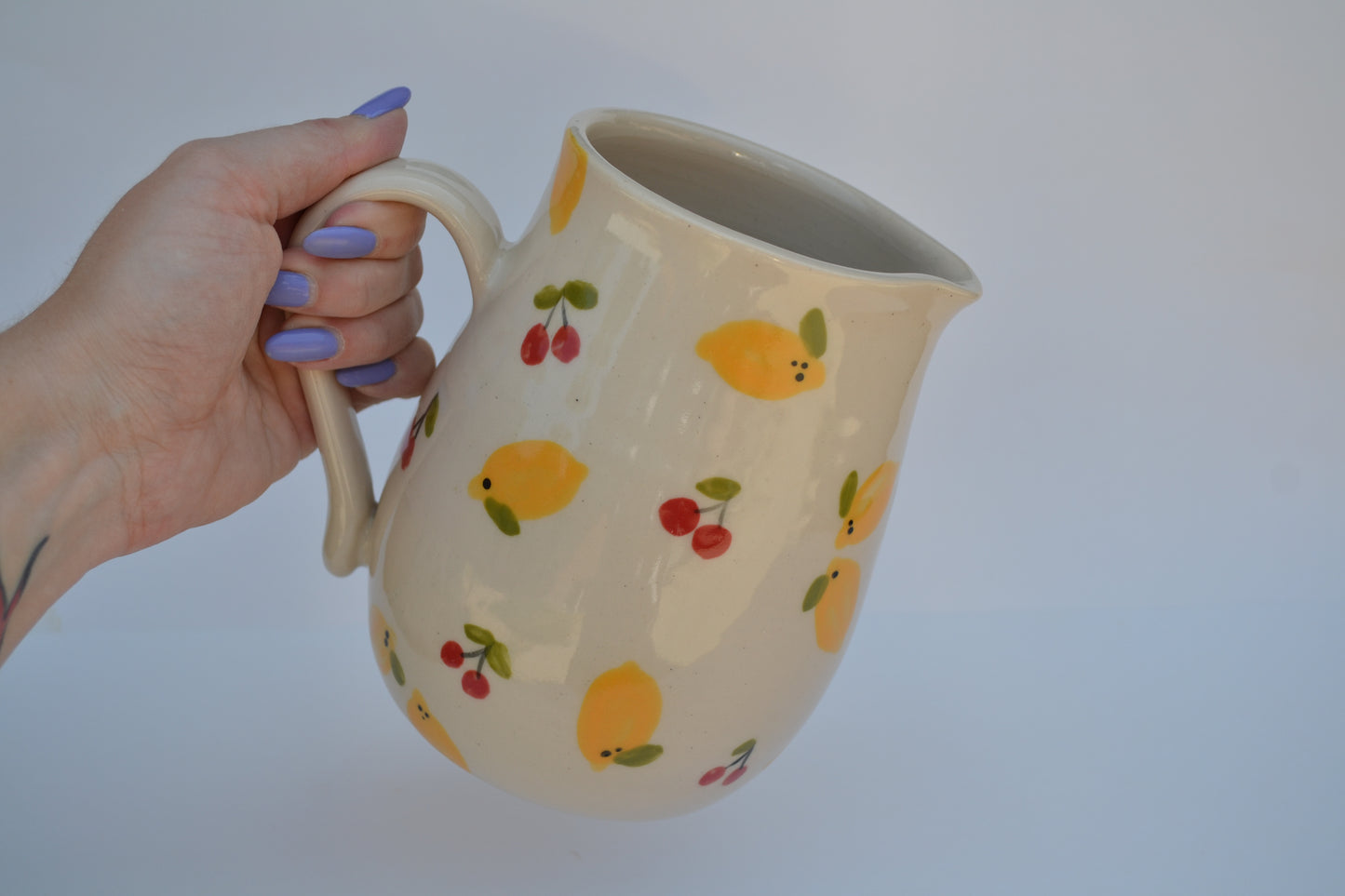 Lemons & Cherries Pitcher