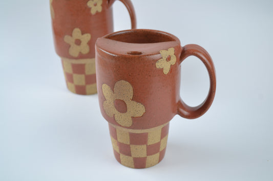 Salmon Checker To-Go Mug