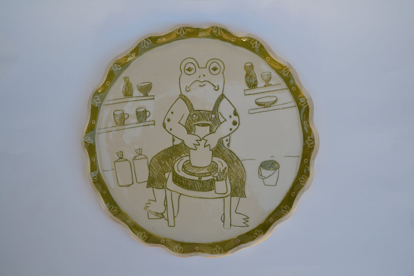 Custom Froggy Plate