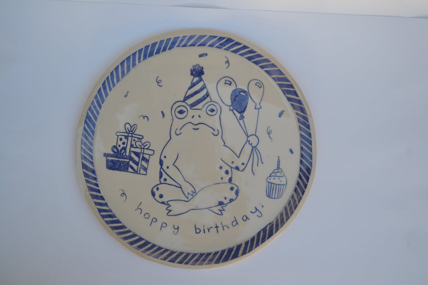 Custom Froggy Plate