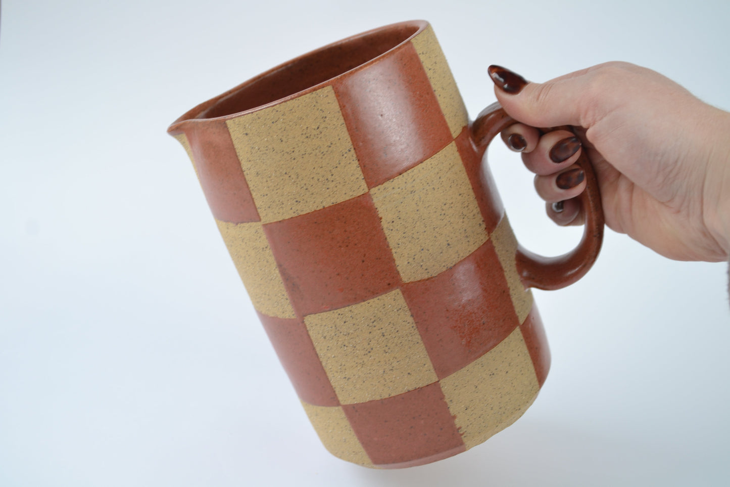 Salmon Checker Pitcher