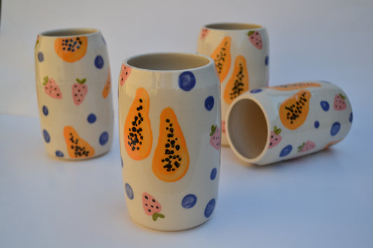 Papaya Strawberry Emilie Cup