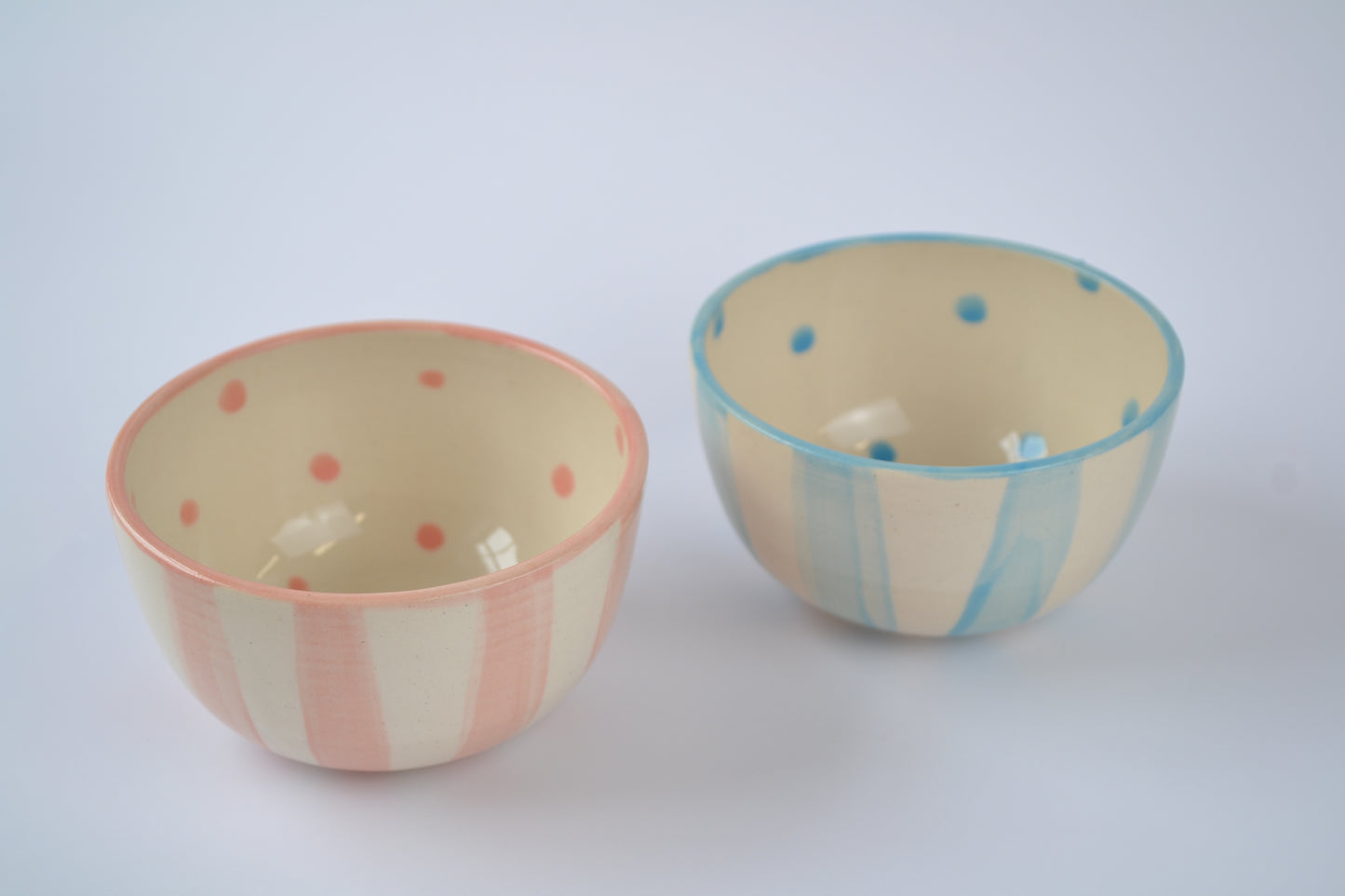 Dots & Stripes Snack Bowls set of 2