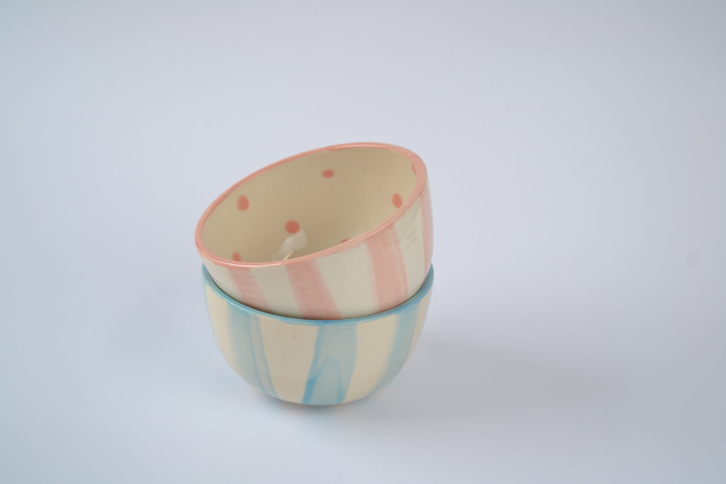 Dots & Stripes Snack Bowls set of 2