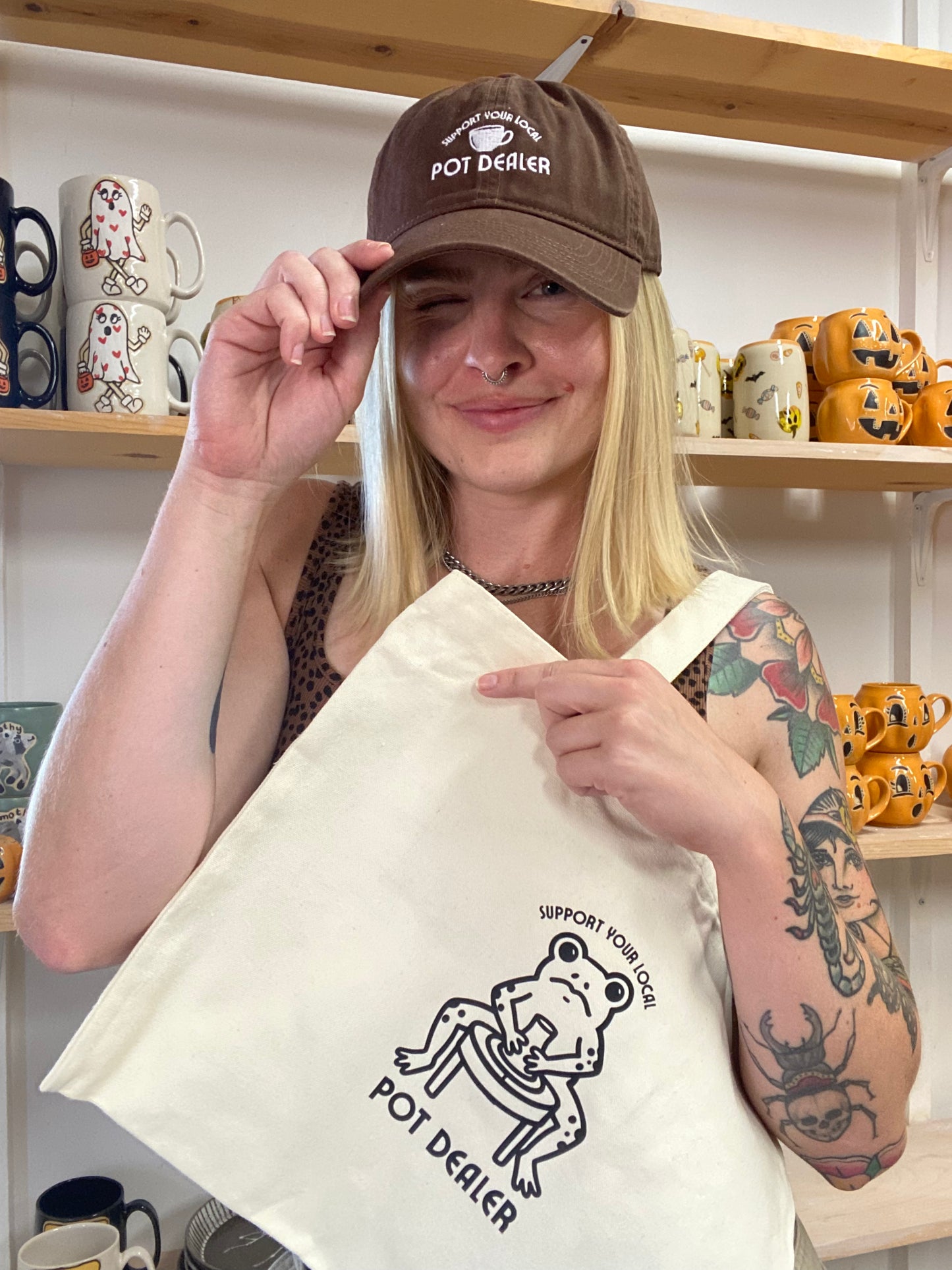 Support Your Local Pot Dealer Tote